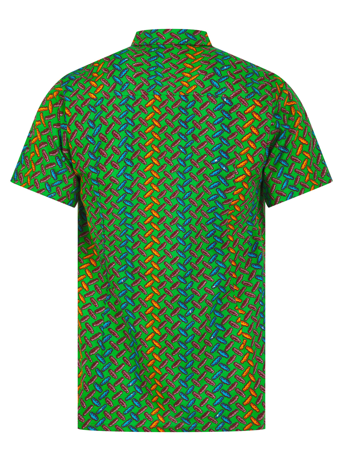 Men's Short Sleeve African print shirt Cocobean
