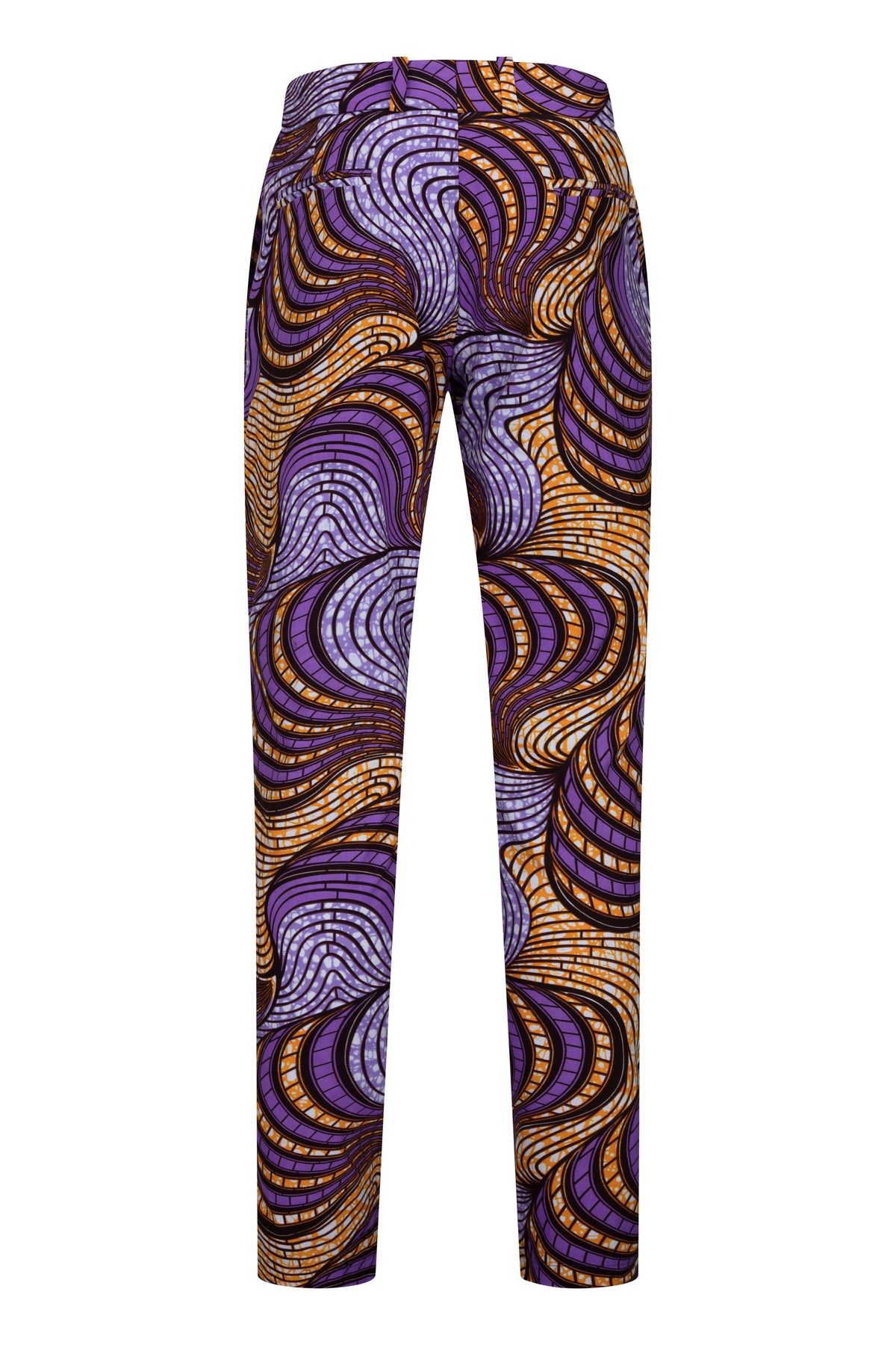 Osei straight leg trousers-Fairground - OHEMA OHENE AFRICAN INSPIRED FASHION