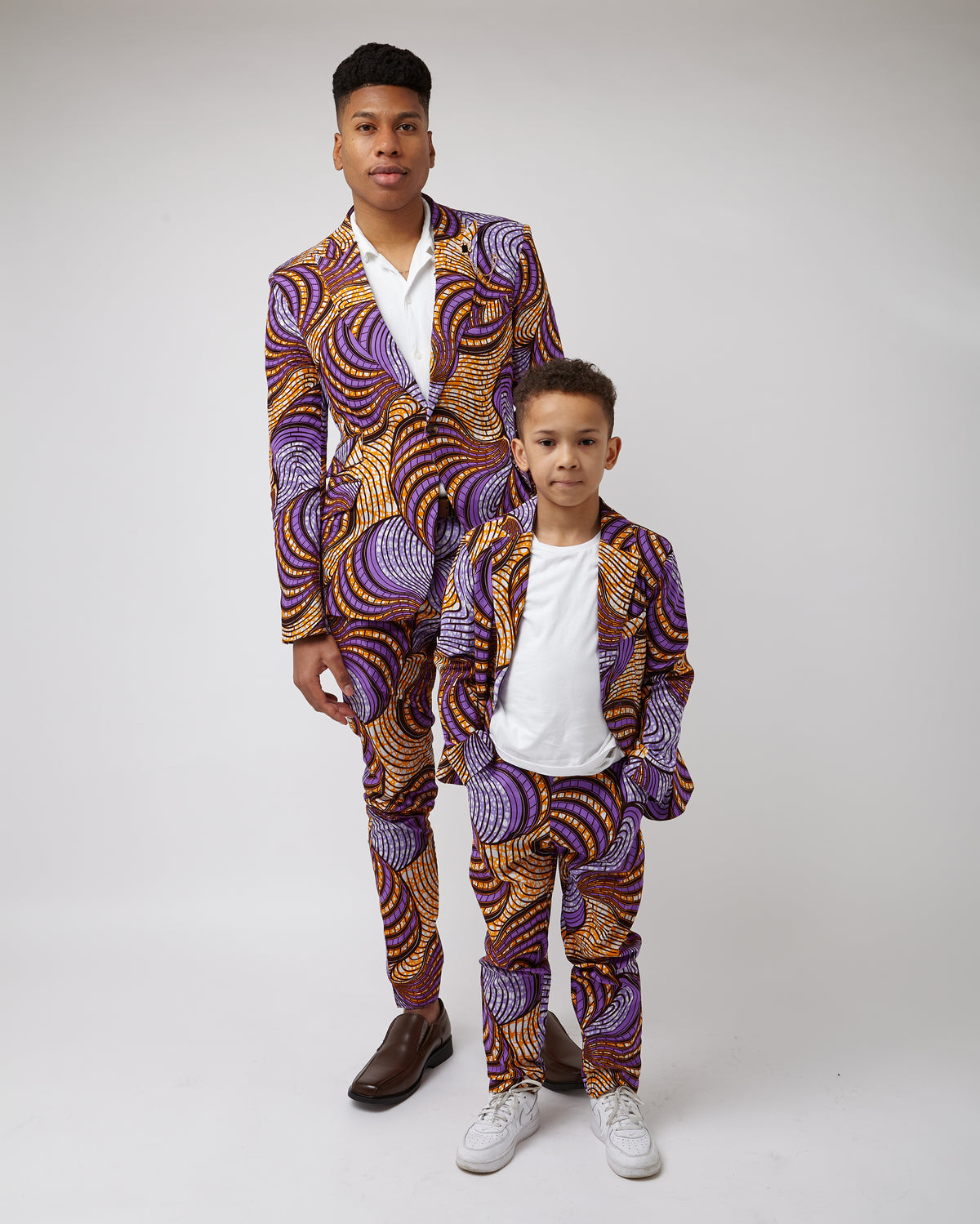 Femi Men's African Print Blazer- Fairground - OHEMA OHENE AFRICAN INSPIRED FASHION