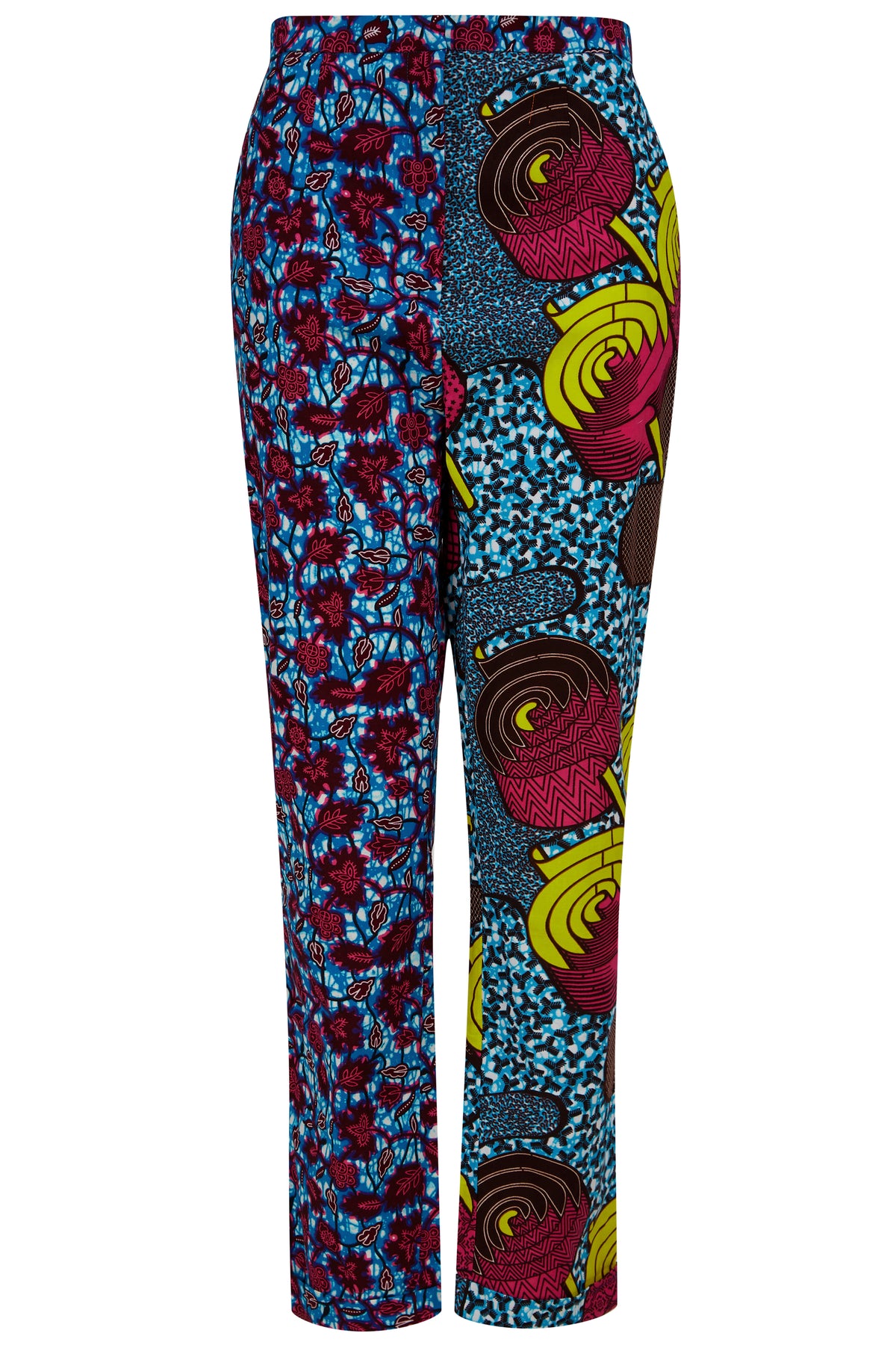 Dee Print Clash High Waisted Trousers - OHEMA OHENE AFRICAN INSPIRED FASHION