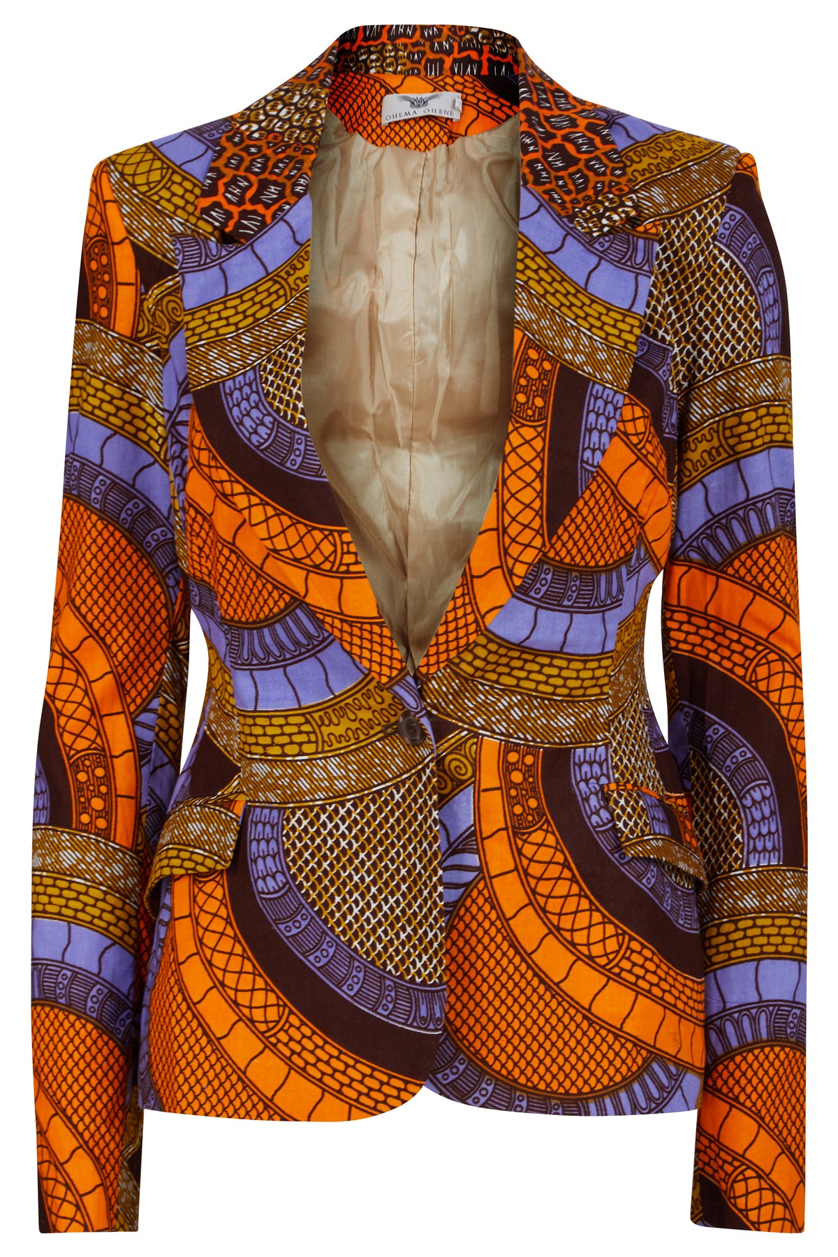 Ohema ohene african print blazer