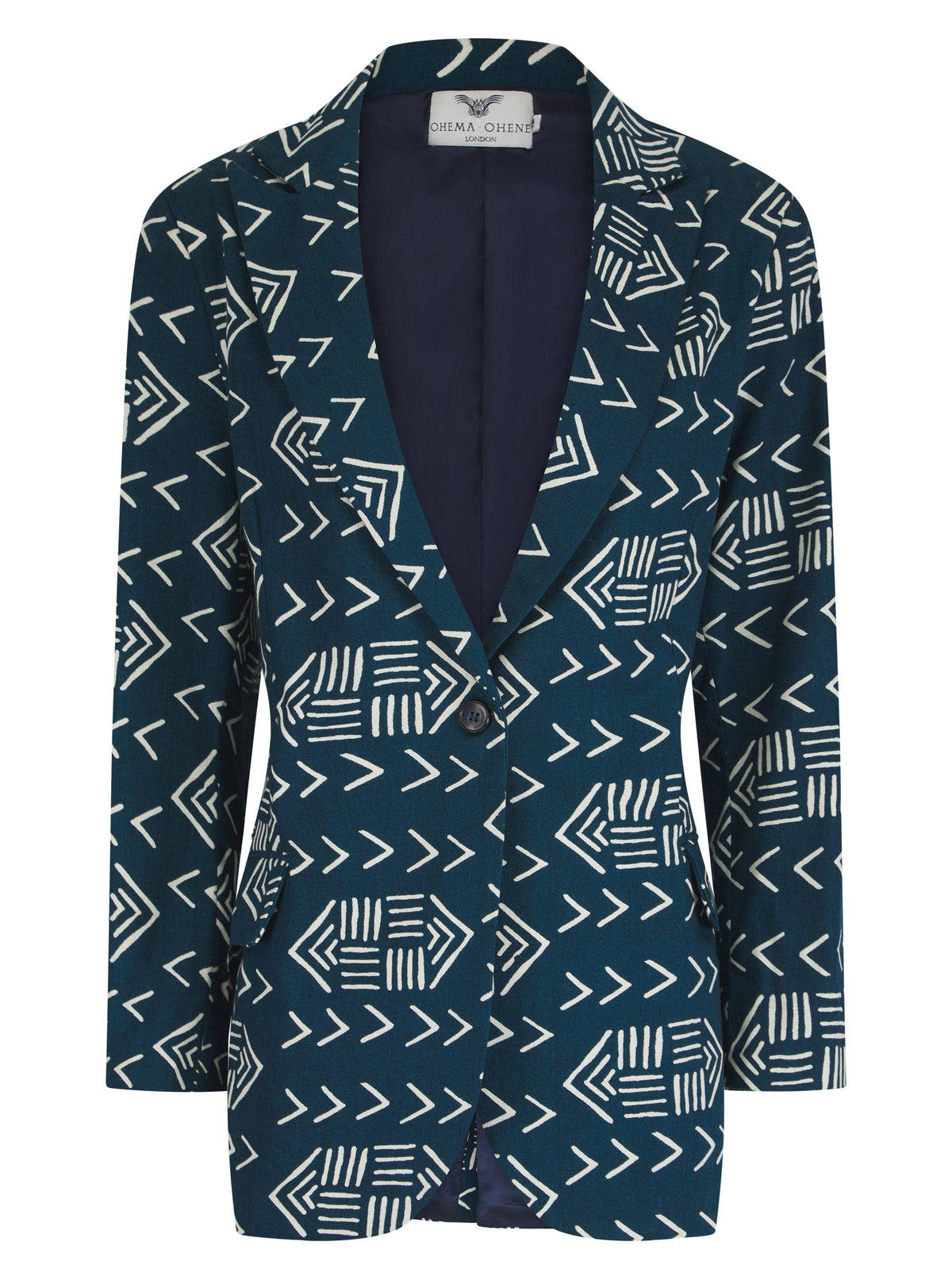 Jade Bologan African print blazer