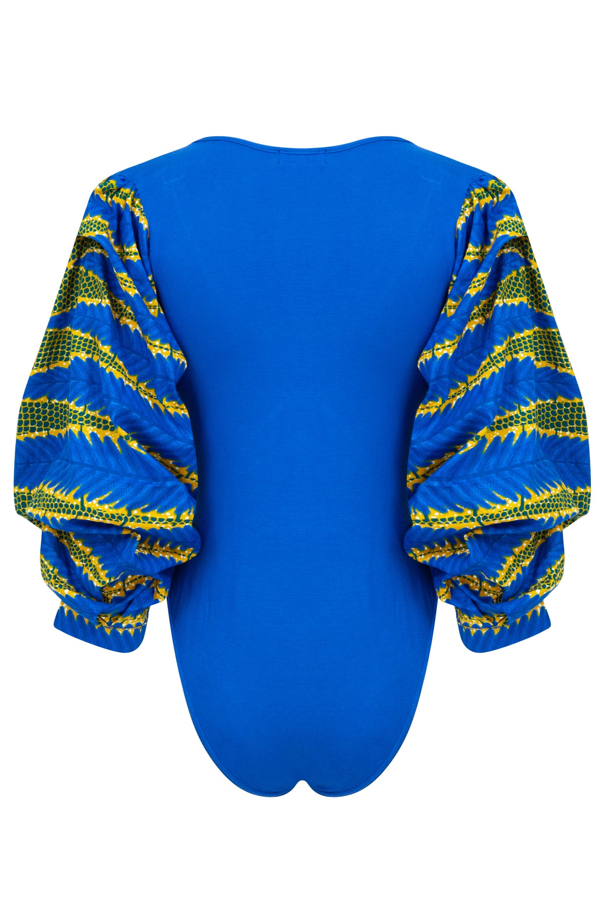 African print bodysuit Ohema Ohene