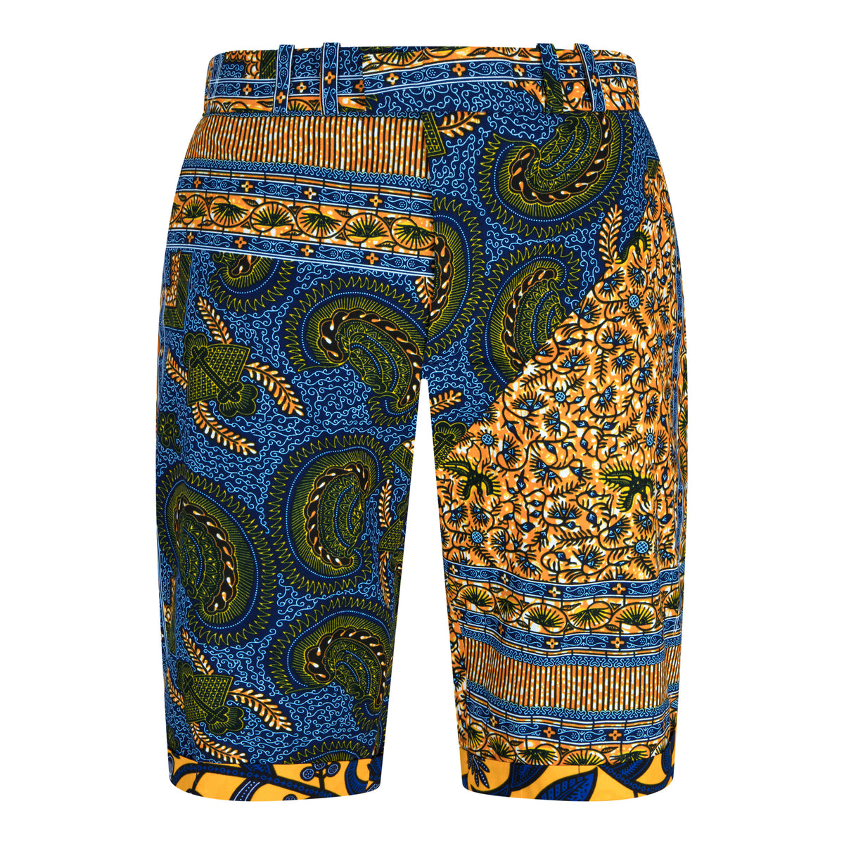 Jamie African print shorts-Meba - OHEMA OHENE AFRICAN INSPIRED FASHION