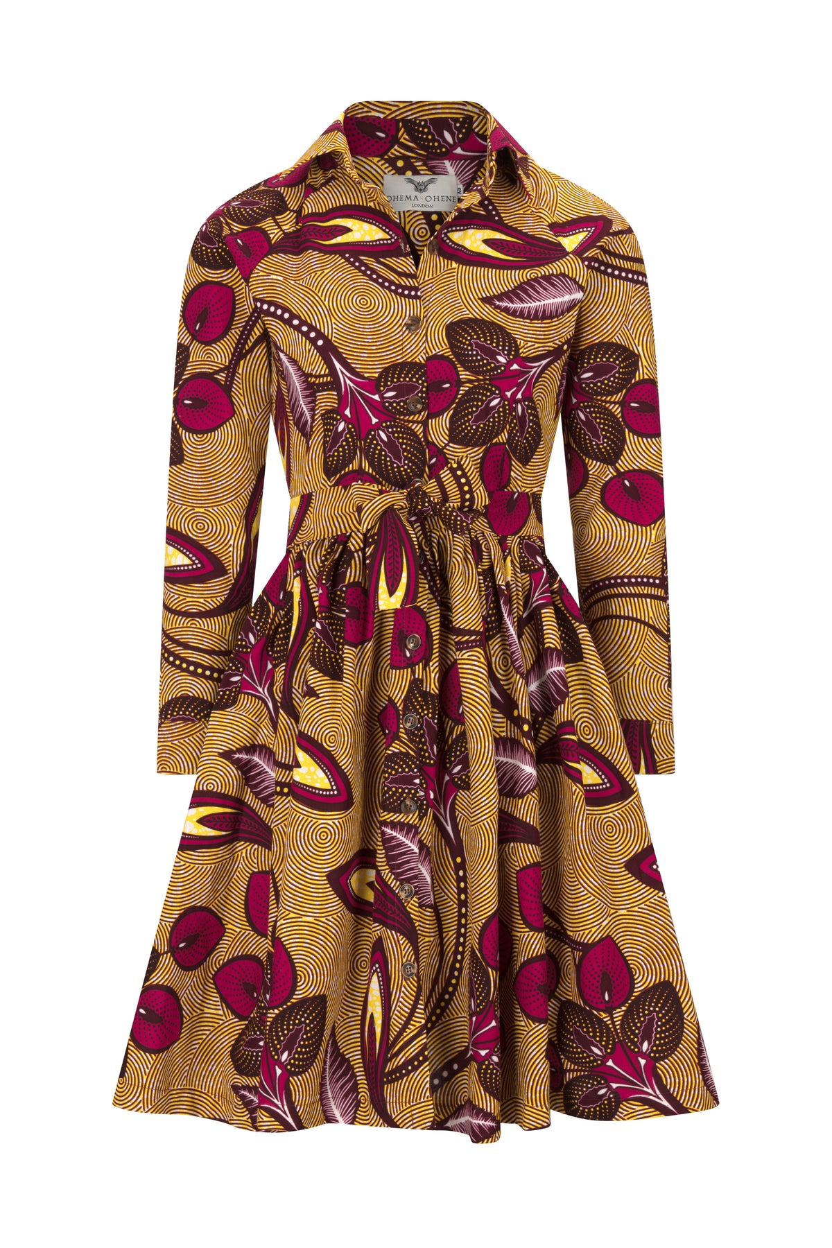 Akua Midi dress - OHEMA OHENE AFRICAN INSPIRED FASHION