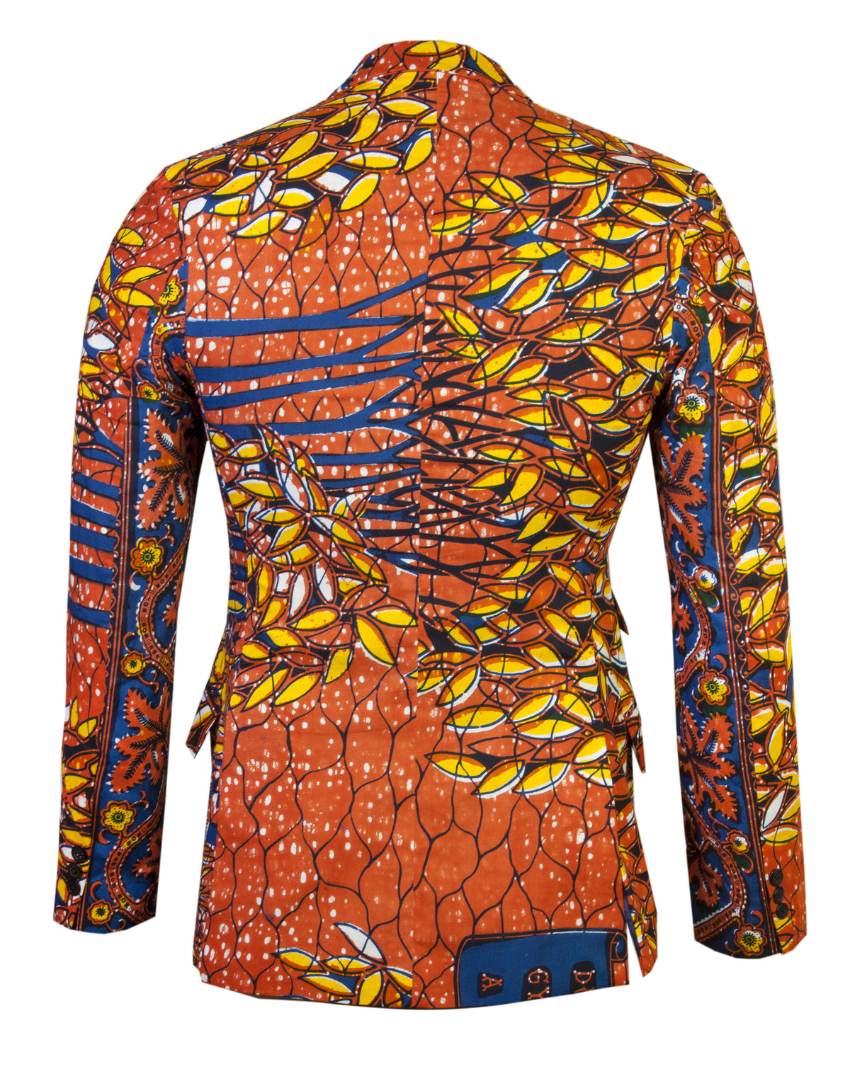 Femi 1 Button Blazer African print-Ewuasi - OHEMA OHENE AFRICAN INSPIRED FASHION
 - 2