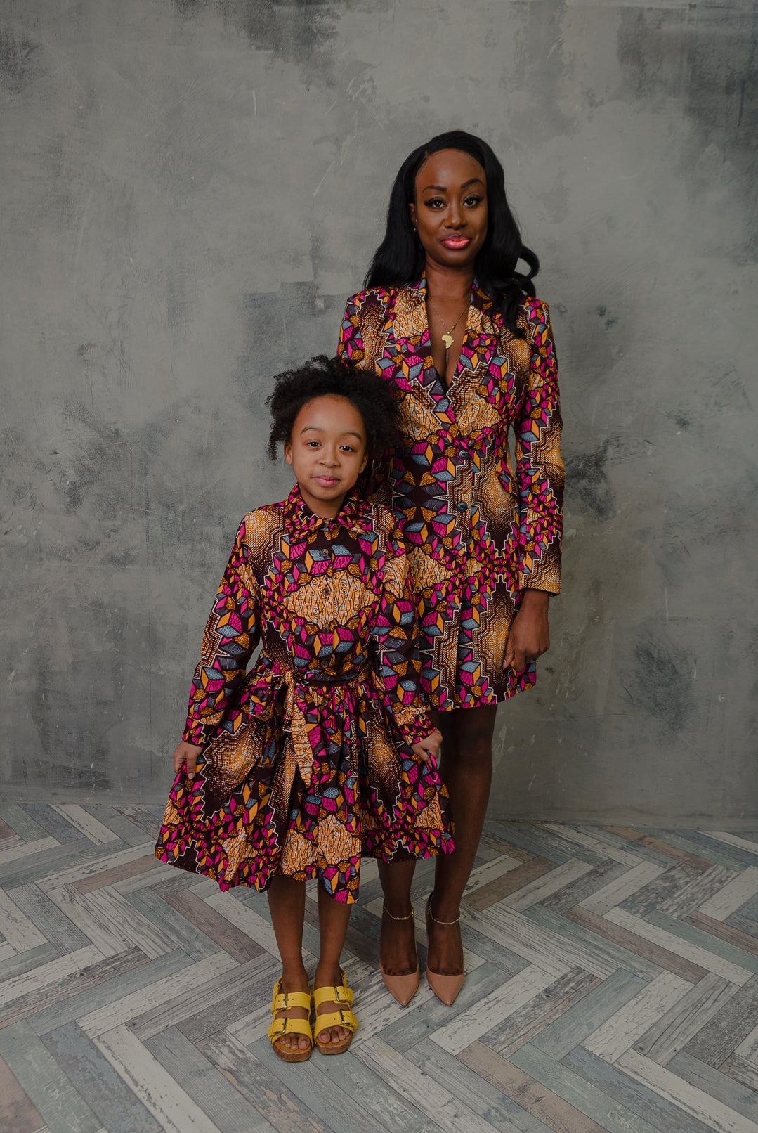 African inspired Mother & Daughter Fashion
