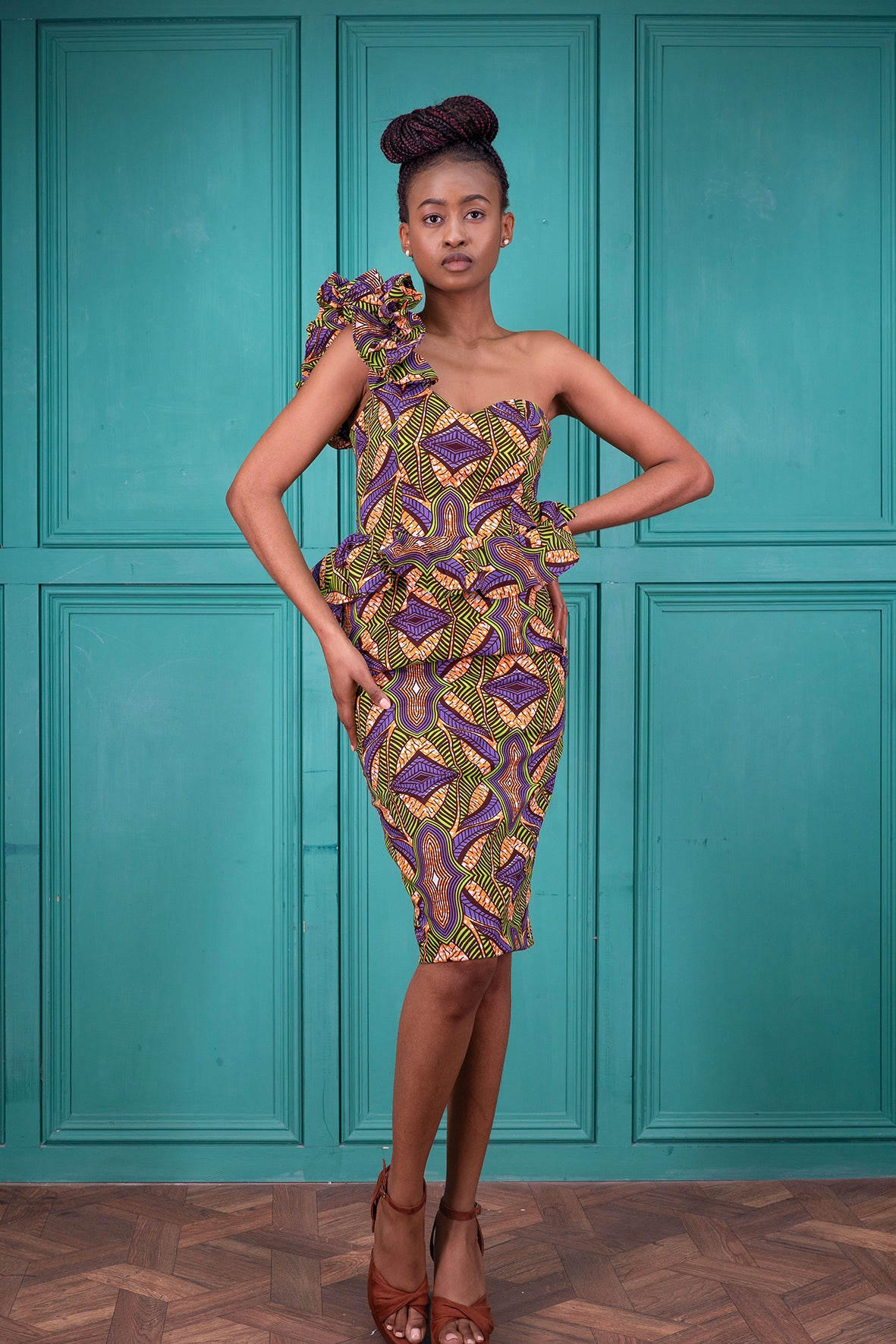 African on sale print dress