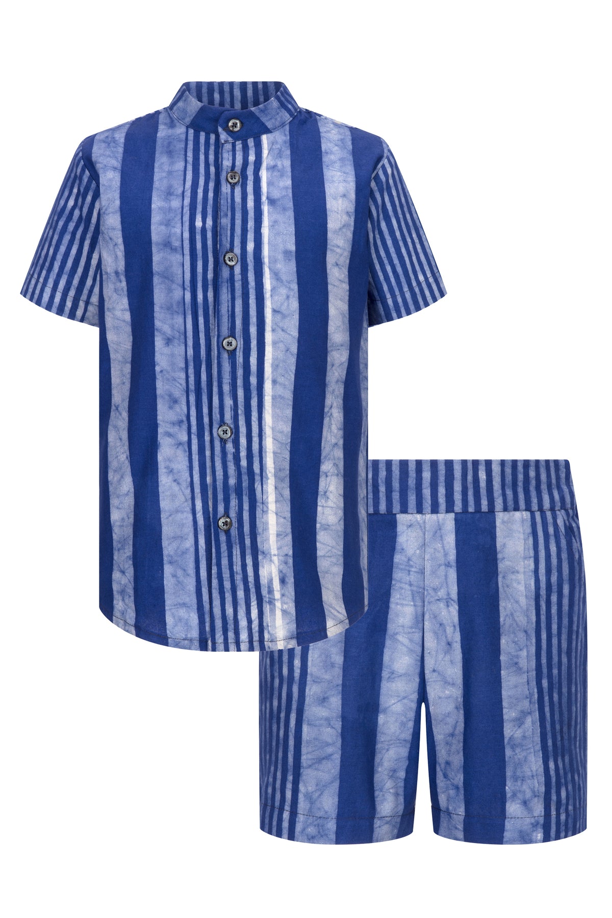 Boys shirt and shorts set- Tie Dye