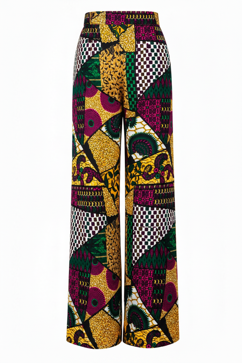 Ladies Wide Leg Trouser – Akosombo