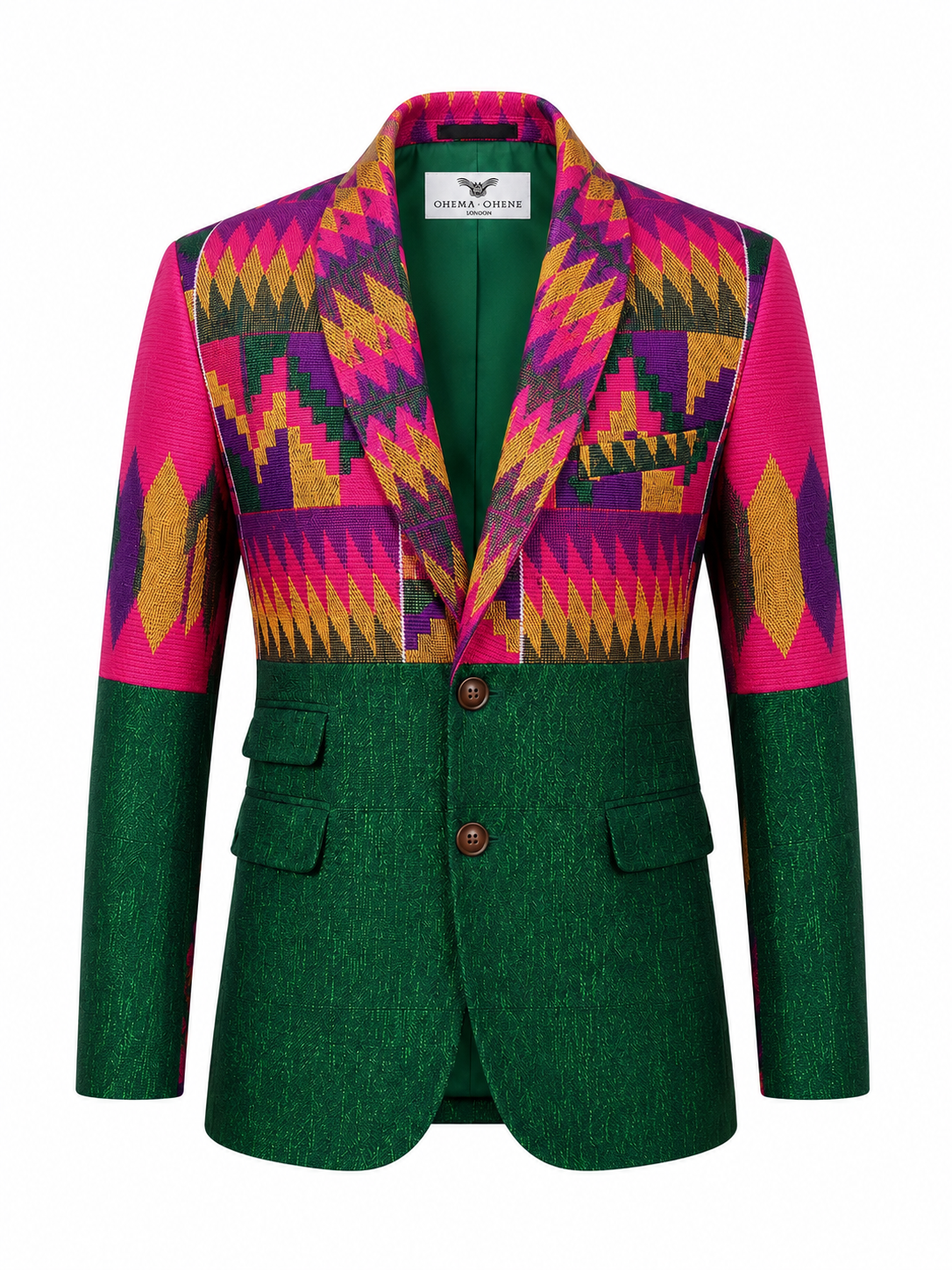 Men's Handwoven Kente Blazer
