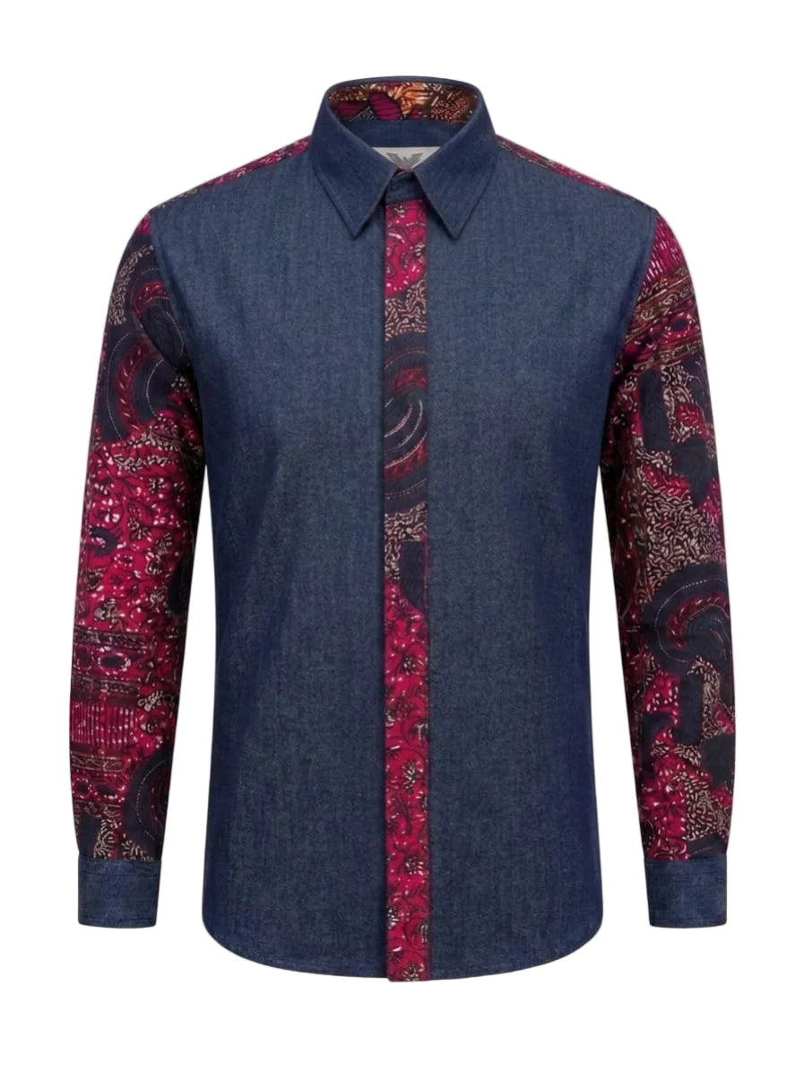 Ohema Ohene Men's denim shirt