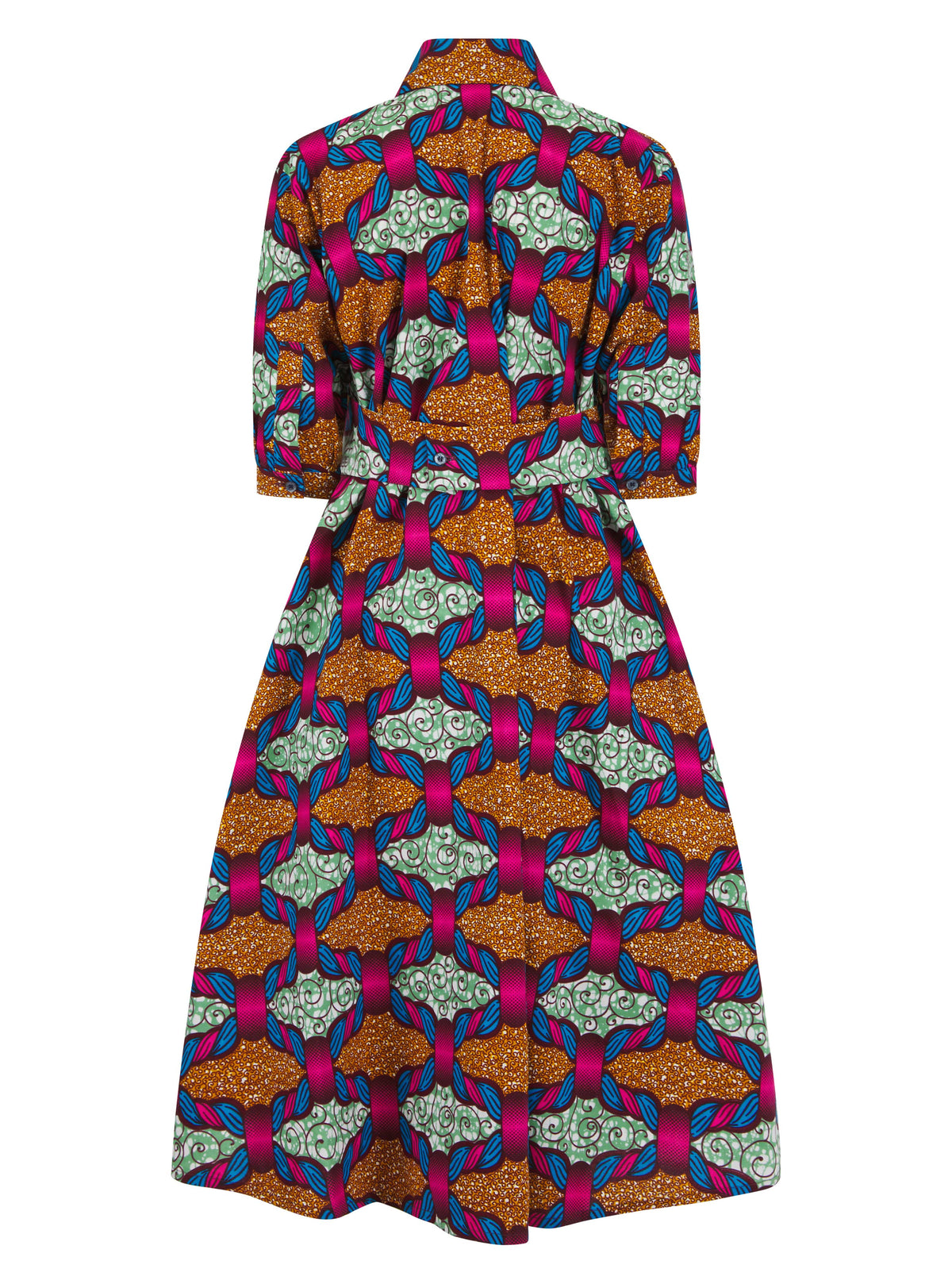 Rita Midi African print dress