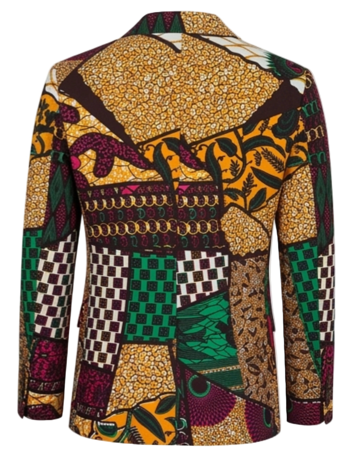 Men's African print Blazer Akosombo Print