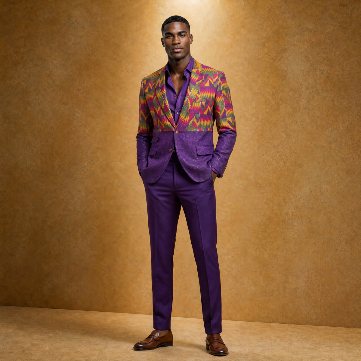 Kente blazer Ohema Ohene