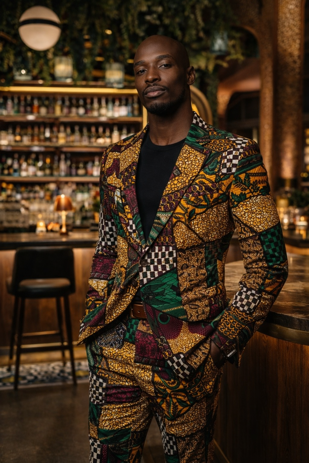 Men's African print Trousers Akosombo Print