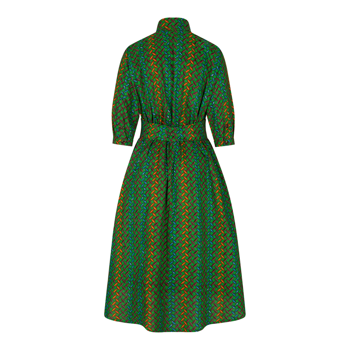 Rita Midaxi dress-Green Cocobean - OHEMA OHENE AFRICAN INSPIRED FASHION