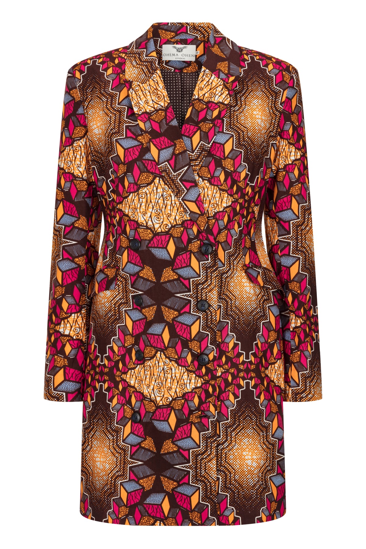 Ladies African print blazer dress