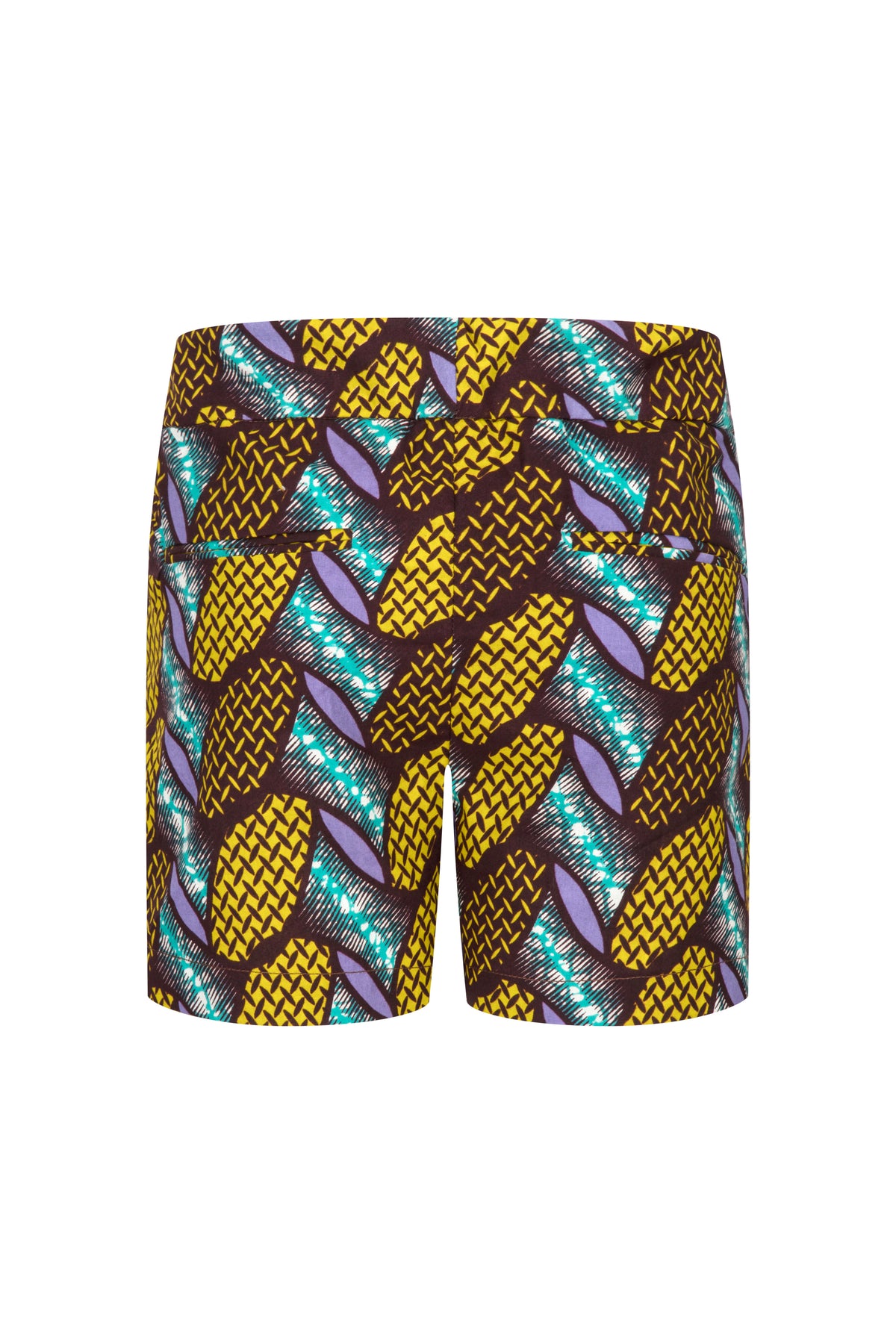 Boys African print shirt and shorts set- BLU - OHEMA OHENE AFRICAN INSPIRED FASHION