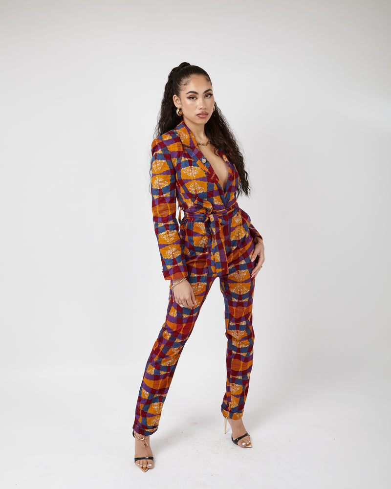 Ohema Ohene African print jumpsuit