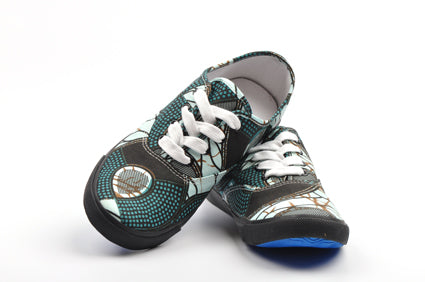 African Print Canvas Sneaker 'Figure 8' - OHEMA OHENE AFRICAN INSPIRED FASHION