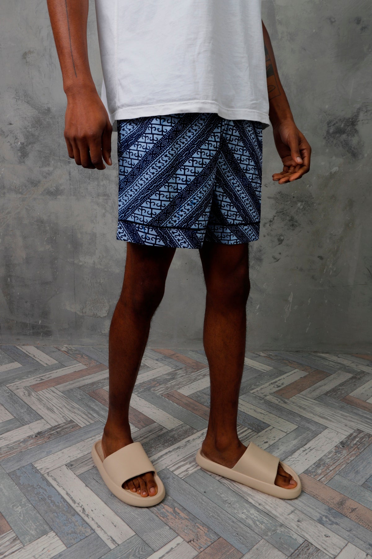 Men's African print Pyjama shorts