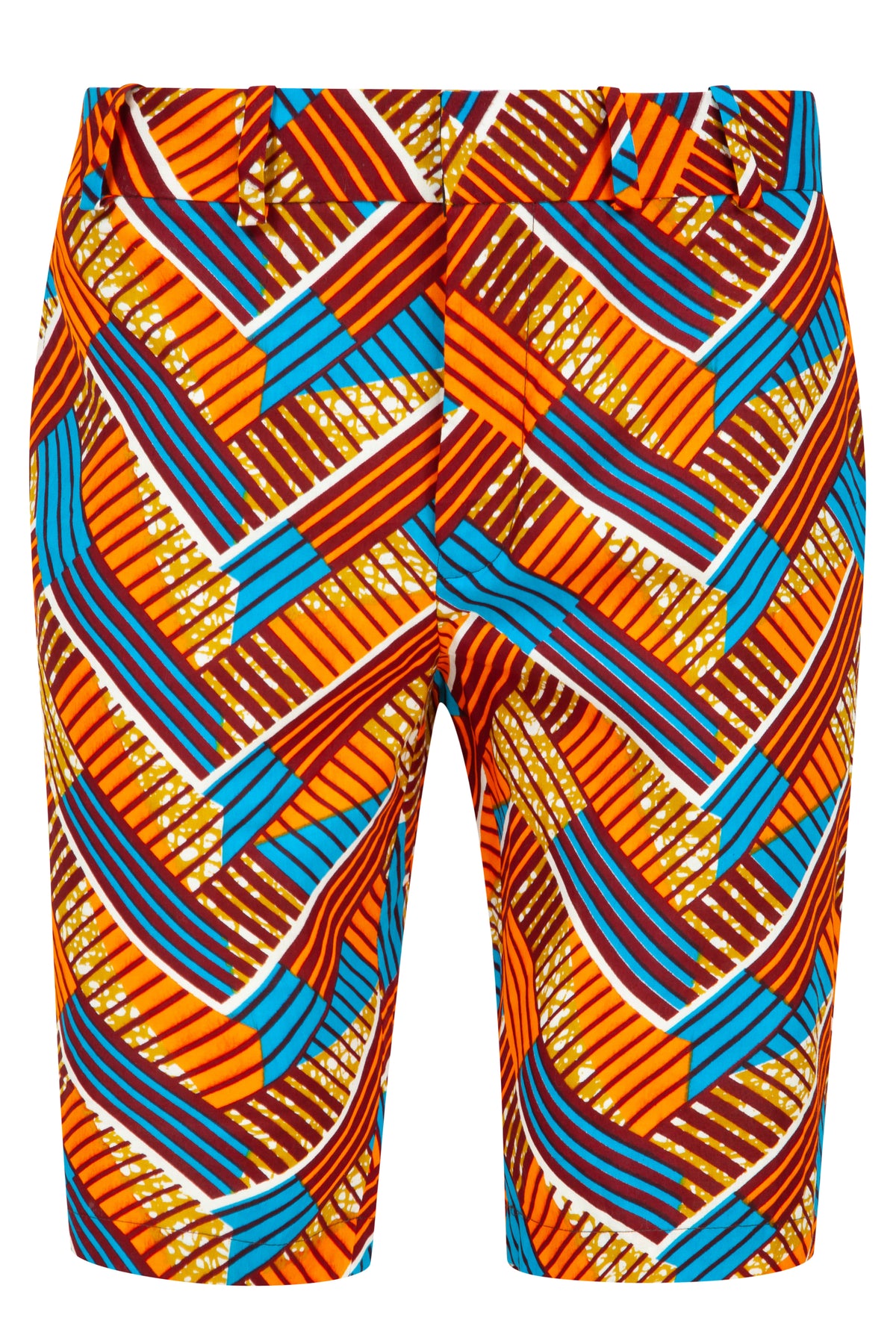 Men's African print shorts Ohema Ohene