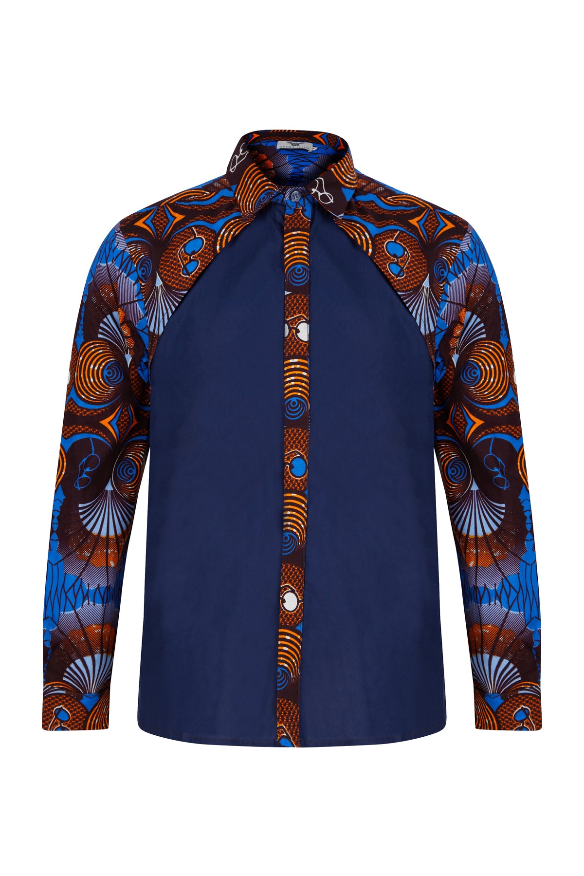 Luca Long sleeve African print shirt - OHEMA OHENE AFRICAN INSPIRED FASHION