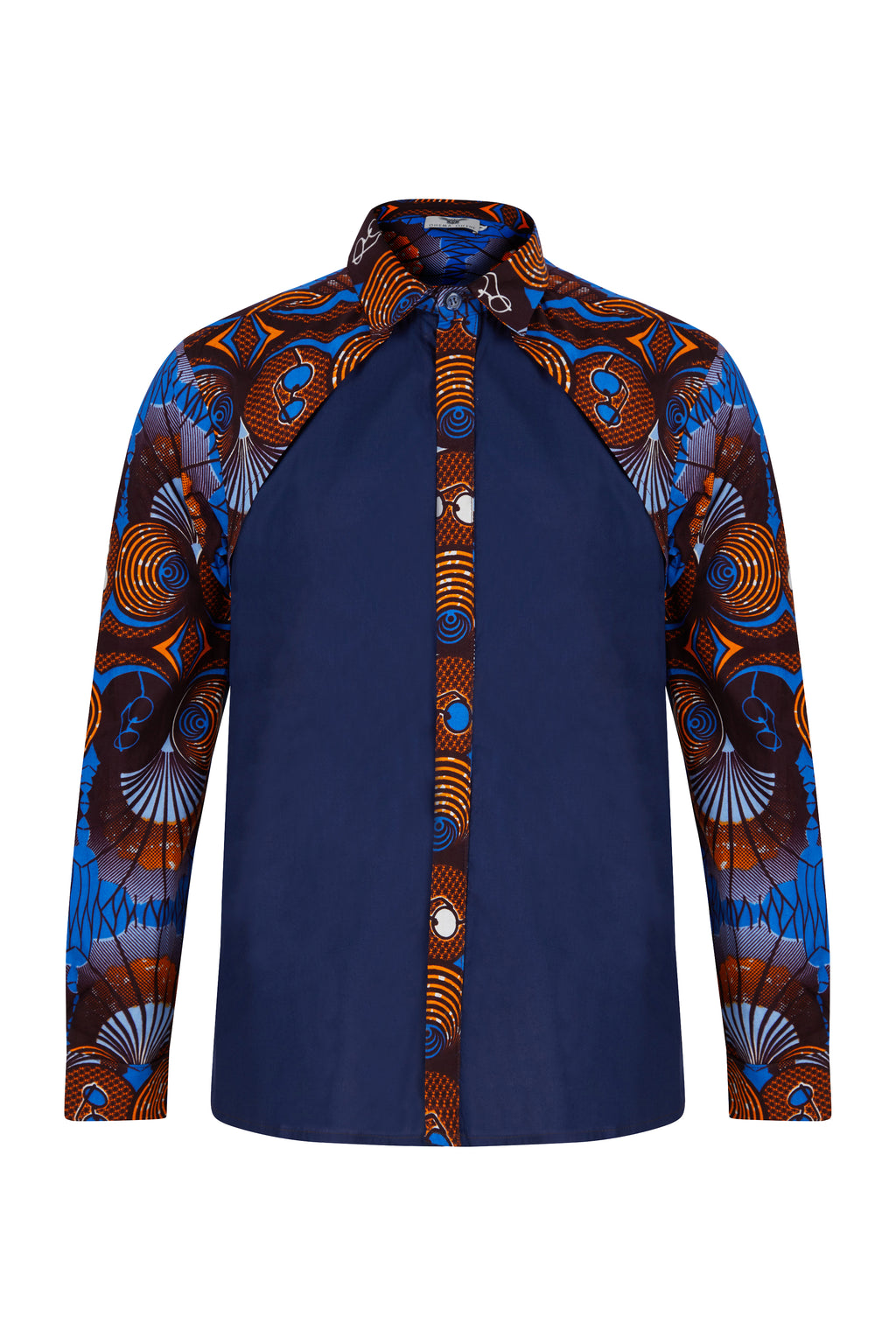 Luca Long sleeve African print shirt – OHEMA OHENE AFRICAN INSPIRED FASHION