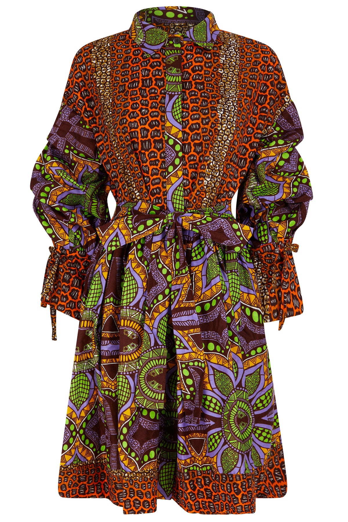 African print midi dress ohema ohene