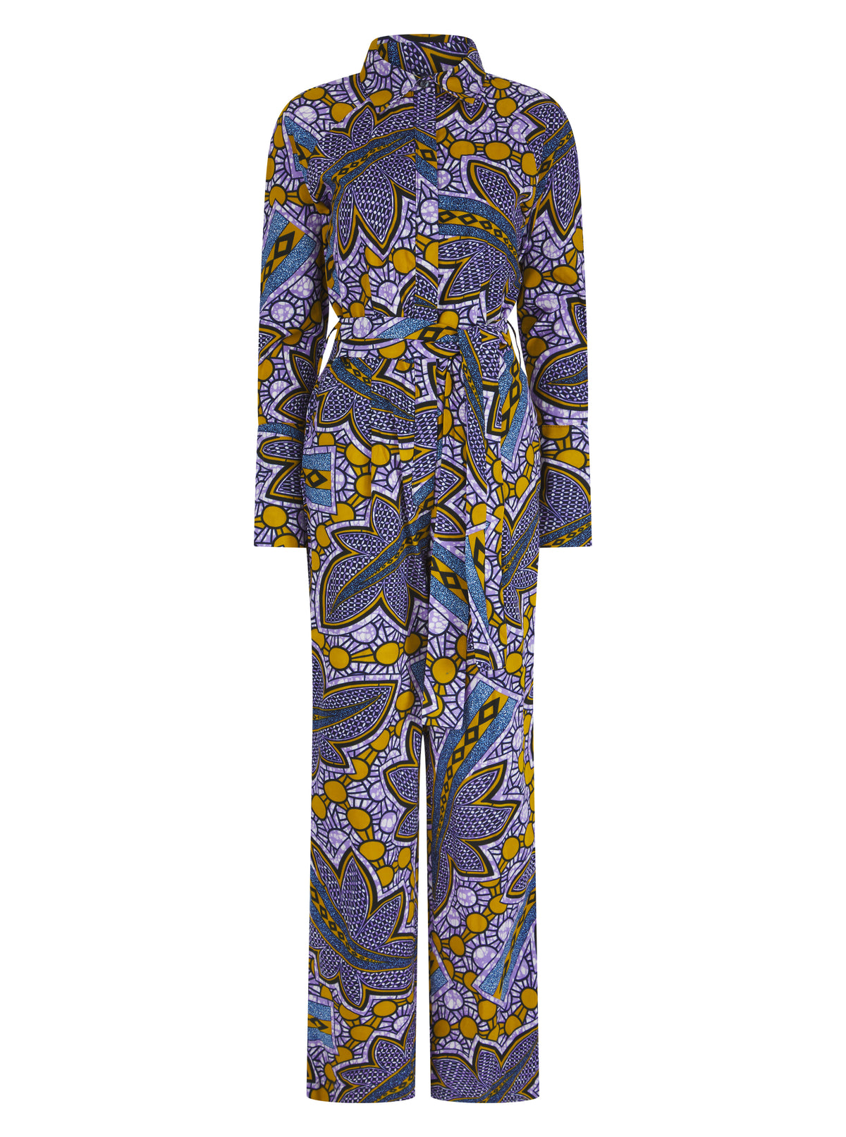 Angie African print Shirt jumpsuit