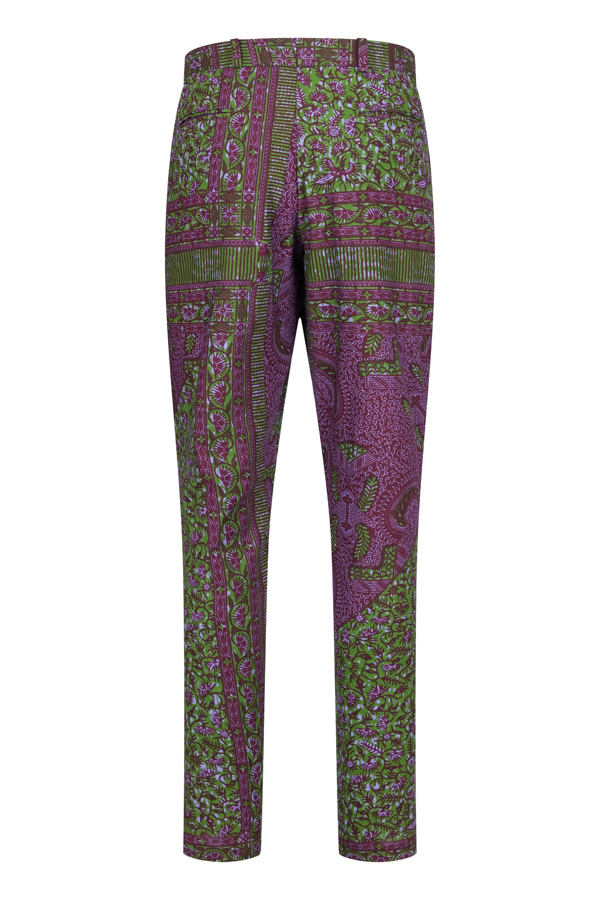 Osei straight leg trousers-Ermine - OHEMA OHENE AFRICAN INSPIRED FASHION