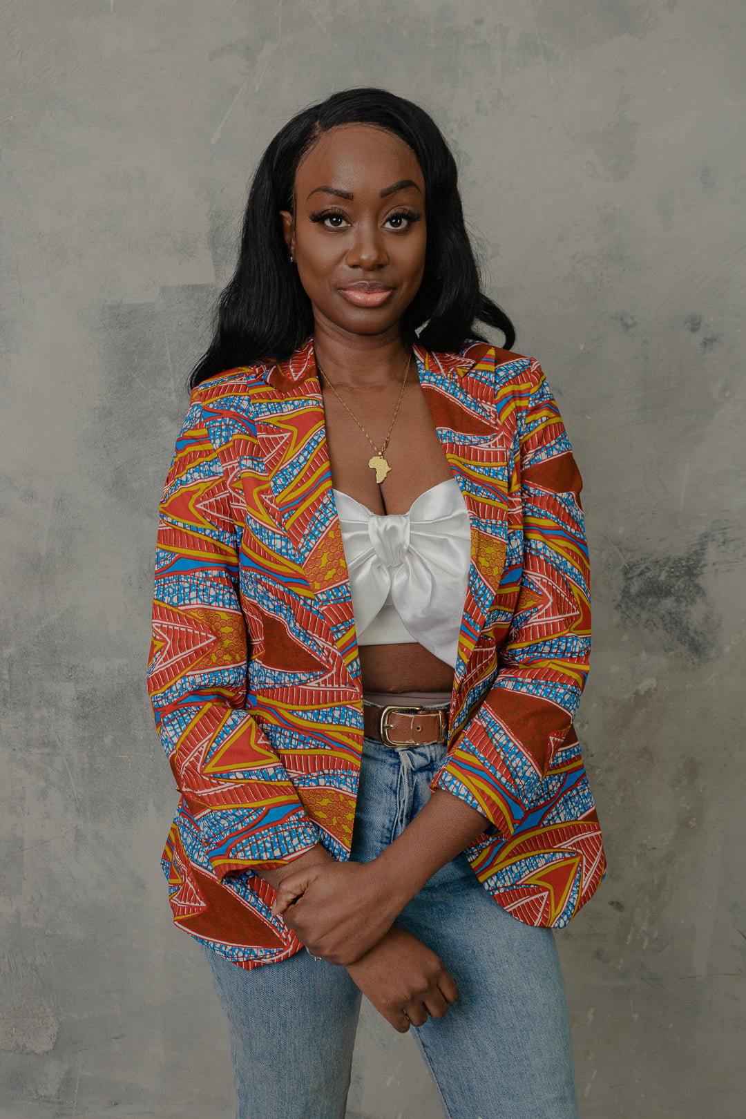 African print blazer deals for ladies