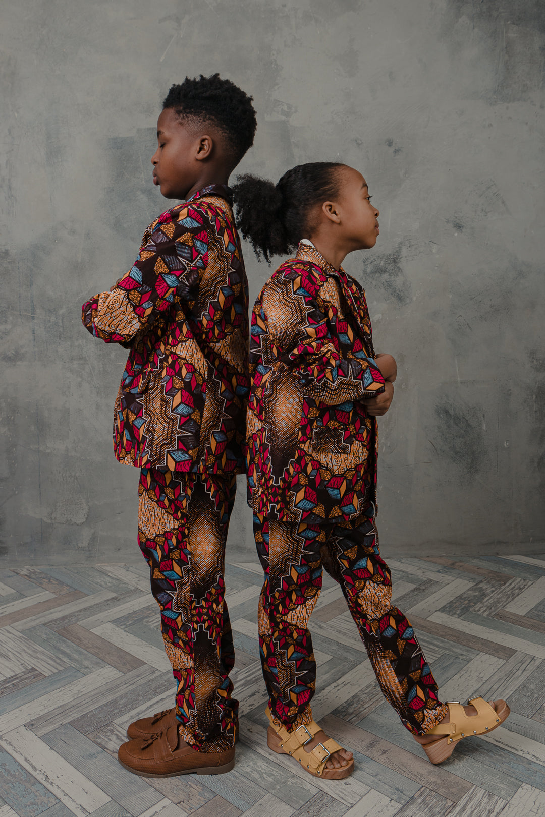 Kids Unisex patterned Suit Set