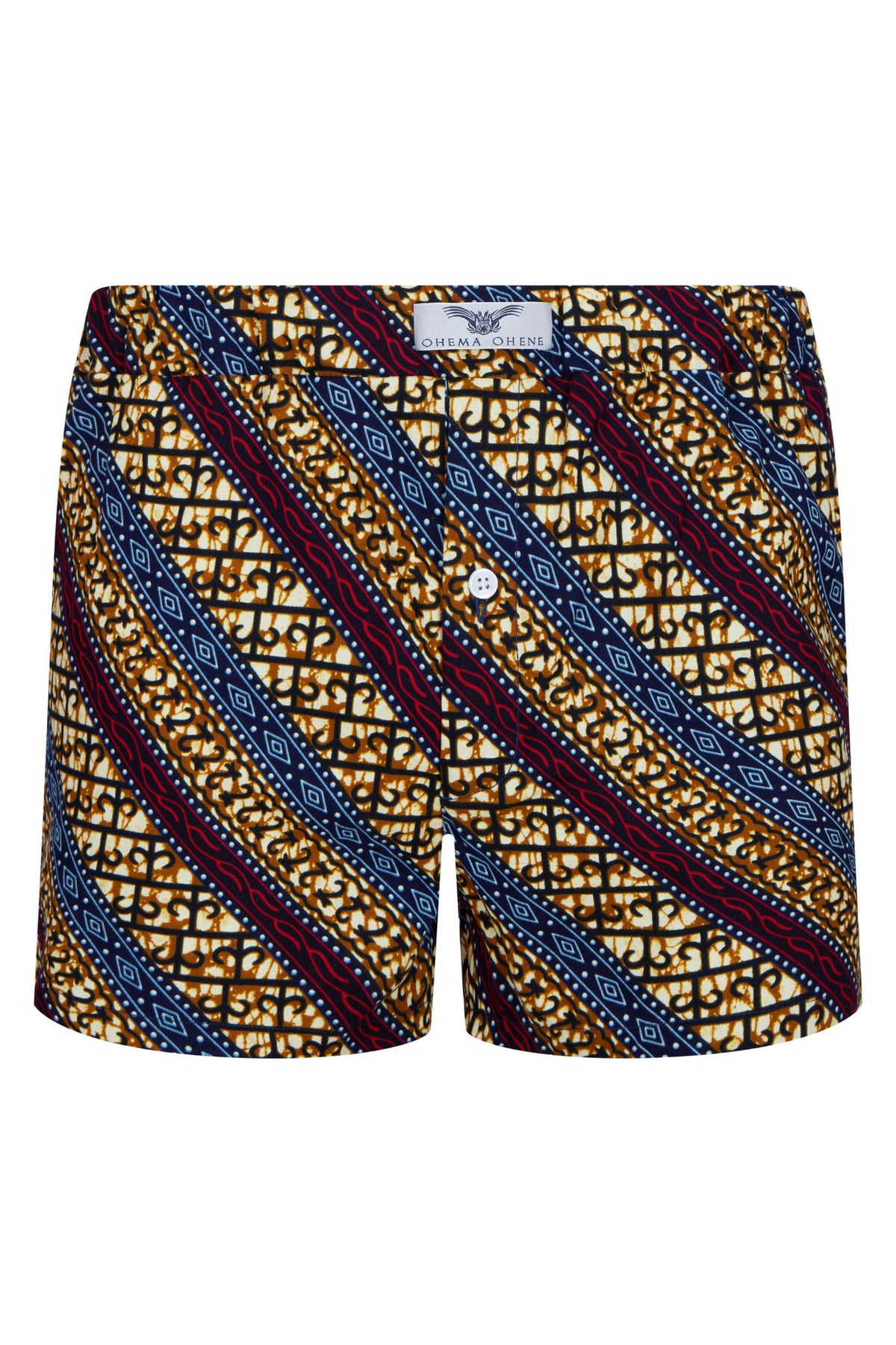 African Print Boxer Shorts-Horibrown - OHEMA OHENE AFRICAN INSPIRED FASHION