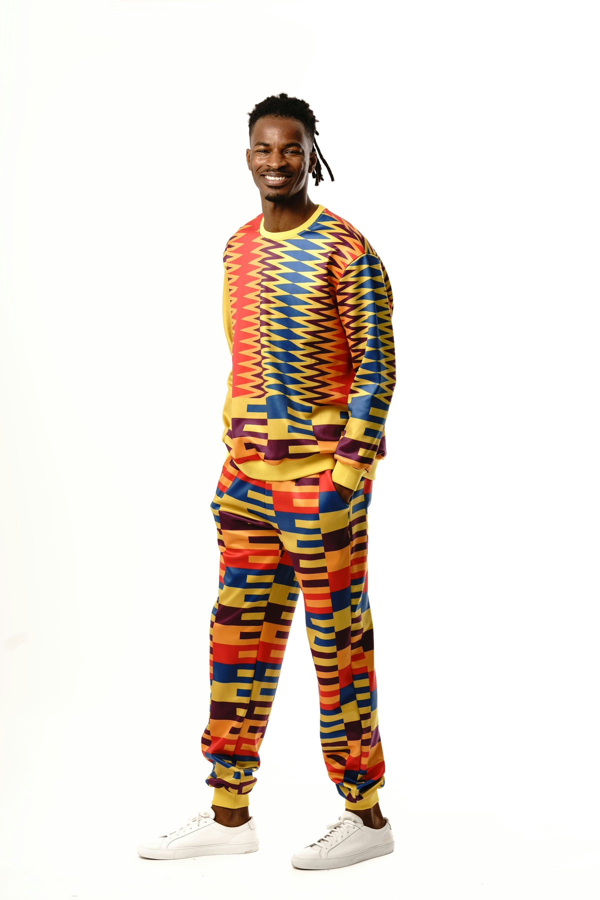 Luxe Co Ord Tracksuit-Kente Heritage – OHEMA OHENE AFRICAN