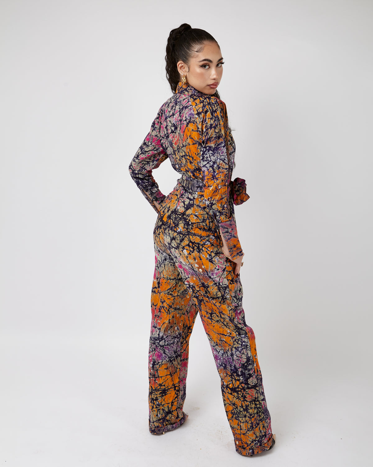 Angie Tie & Dye Jumpsuit - OHEMA OHENE AFRICAN INSPIRED FASHION