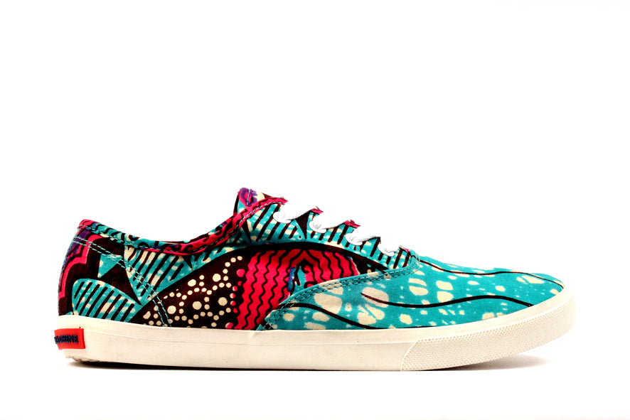 Mother Hen African Print Canvas Sneaker - OHEMA OHENE AFRICAN INSPIRED FASHION
