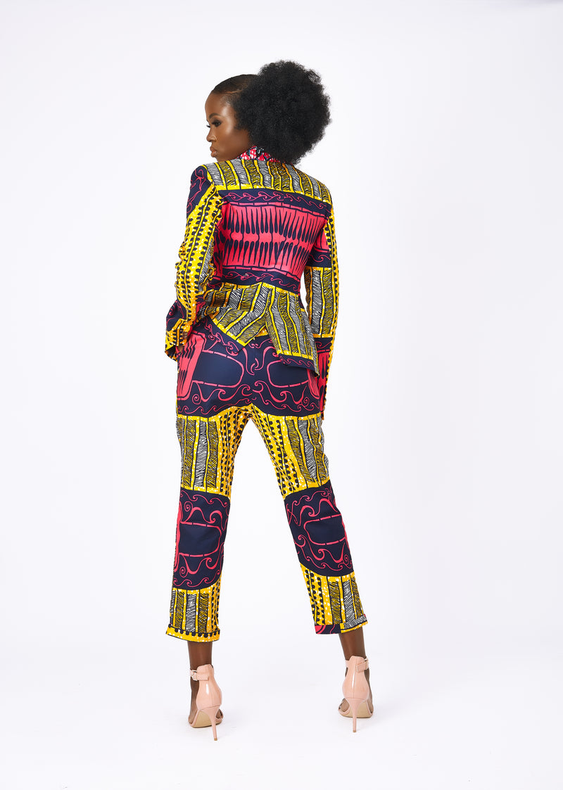 Doreen African print trousers- Azzei - OHEMA OHENE AFRICAN INSPIRED FASHION