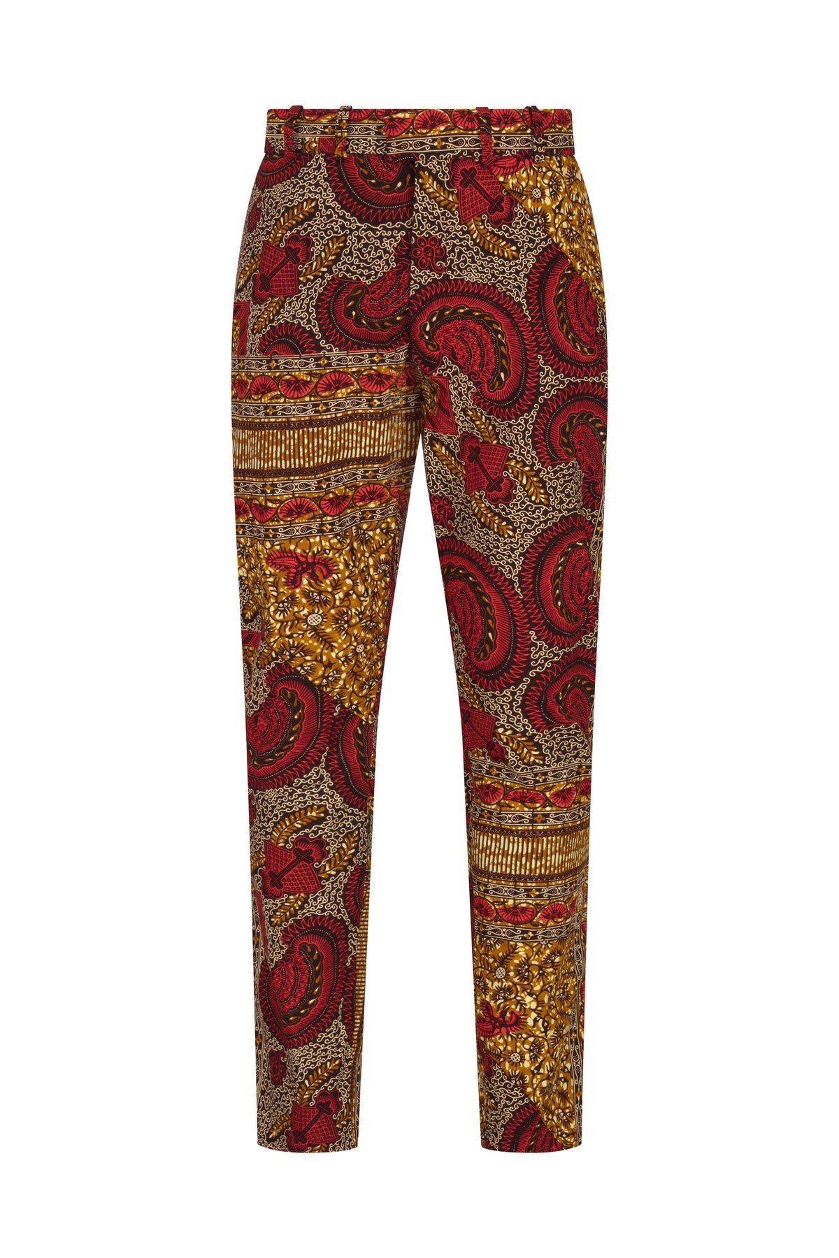 African print trousers