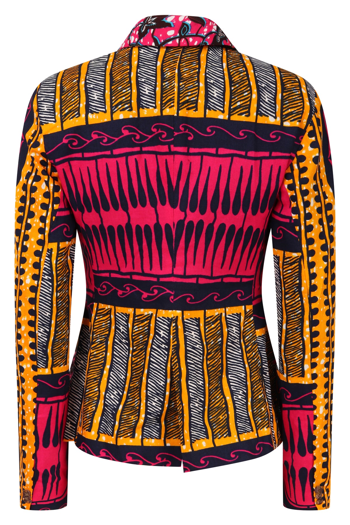 Vivienne African print blazer-Azzie - OHEMA OHENE AFRICAN INSPIRED FASHION